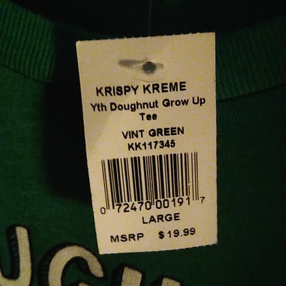 Green Krispy Kreme children's T-shirt - Picture 2 of 2